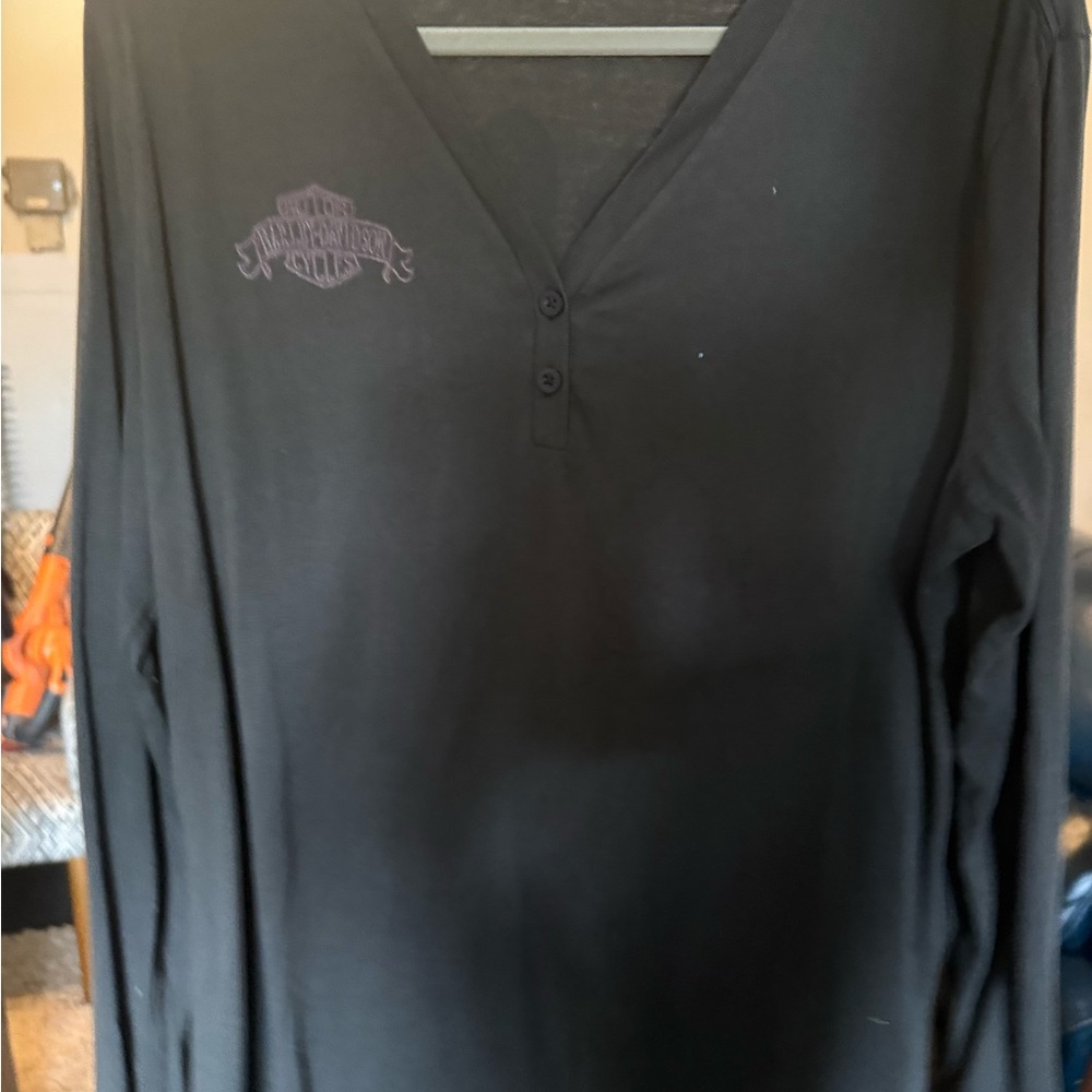Harley-Davidson Black Long Sleeve Tee